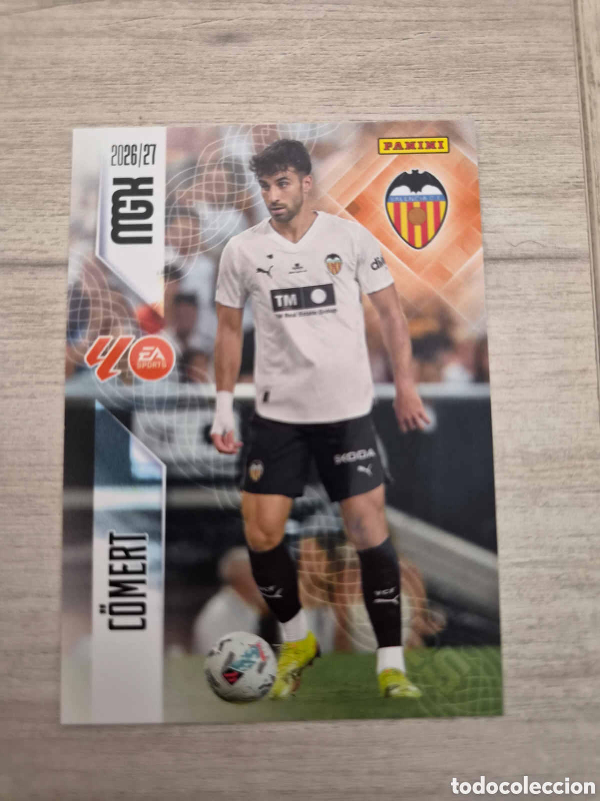 Cromos de f&uacute;tbol: N&deg;350 Valencia C&ouml;mert Megacracks 26/27
