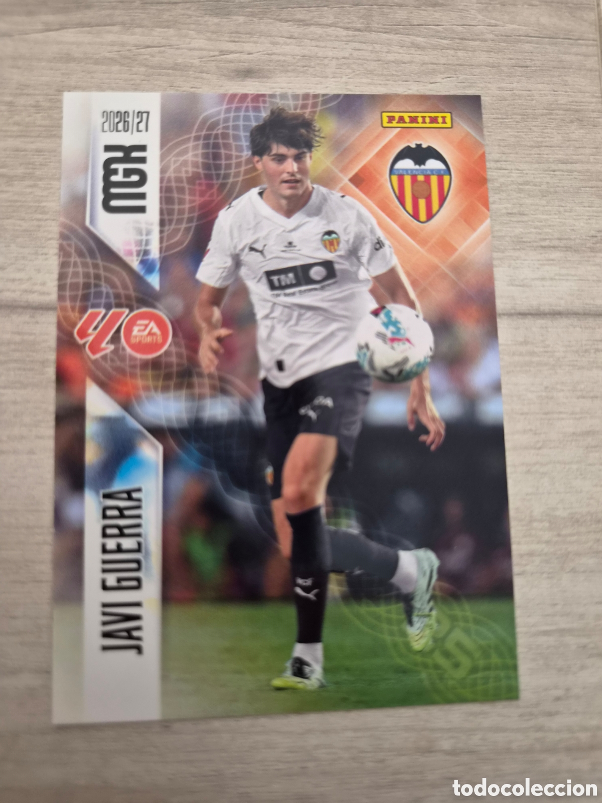 Cromos de f&uacute;tbol: N&deg;354 Valencia Javi Guerra Megacracks 26/27