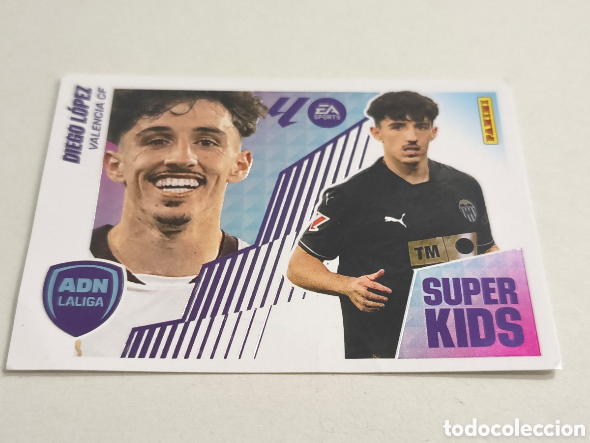 Cromos de f&uacute;tbol: LIGA 2025 26 PANINI ESTE, DIEGO LOPEZ (VALENCIA) SUPER KIDS
