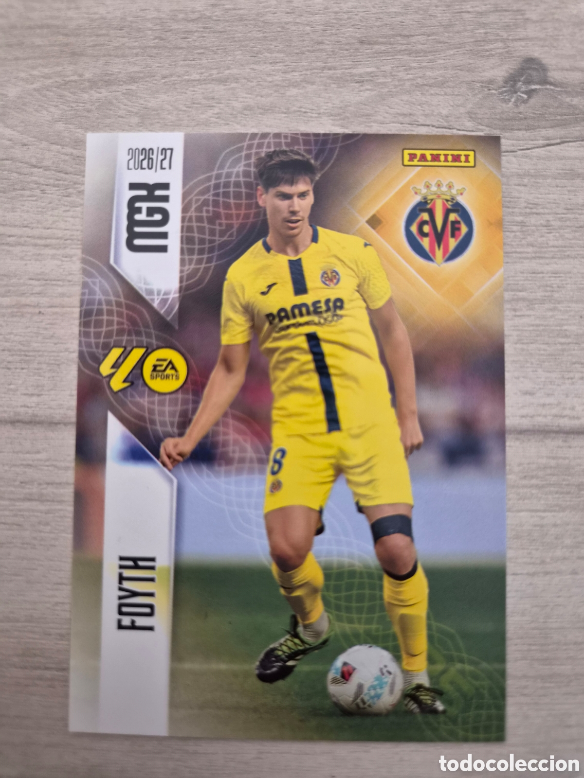 Cromos de f&uacute;tbol: N&deg;366 Villarreal Foyth Megacracks 26/27
