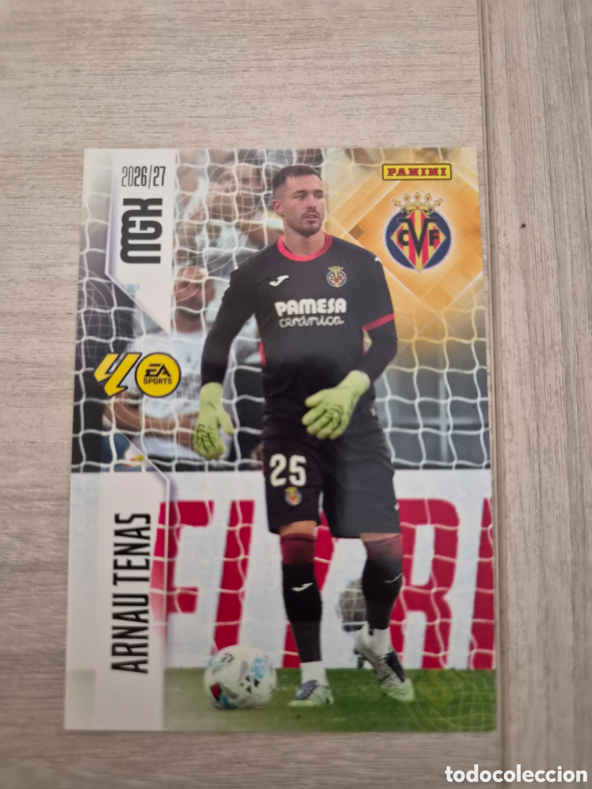 Cromos de f&uacute;tbol: N&deg;363 Villarreal Arnau Tenas Megacracks 26/27