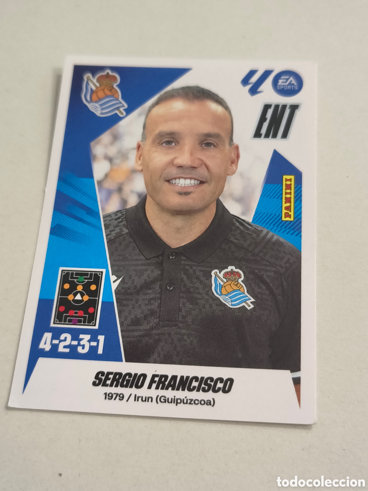 Fu&szlig;ball-Sticker: LIGA 2025 26 PANINI ESTE, SERGIO FRANCISCO (REAL SOCIEDAD)