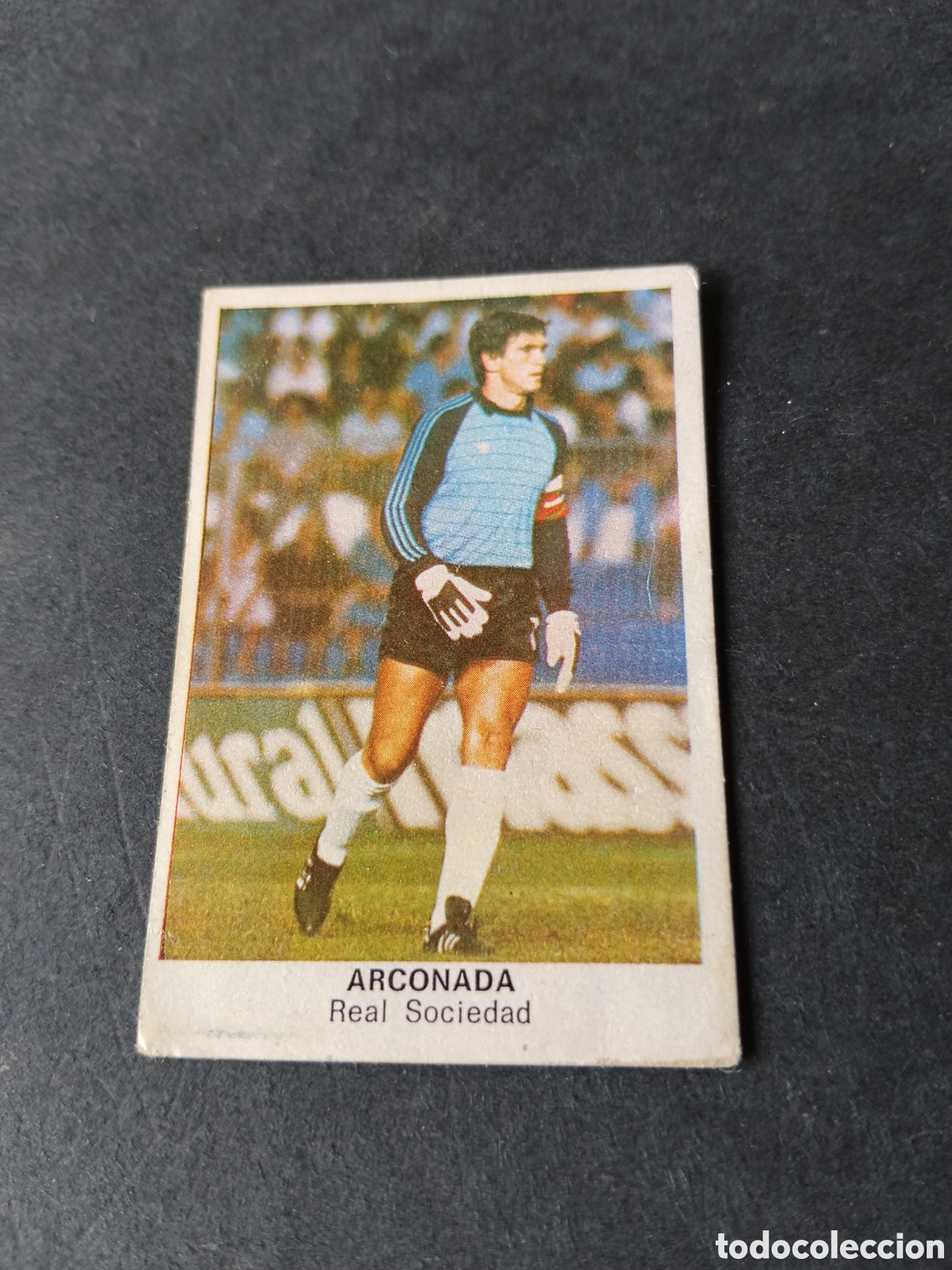 Cromos de f&uacute;tbol: Cromo futbol Arconada, Real Sociedad 1984