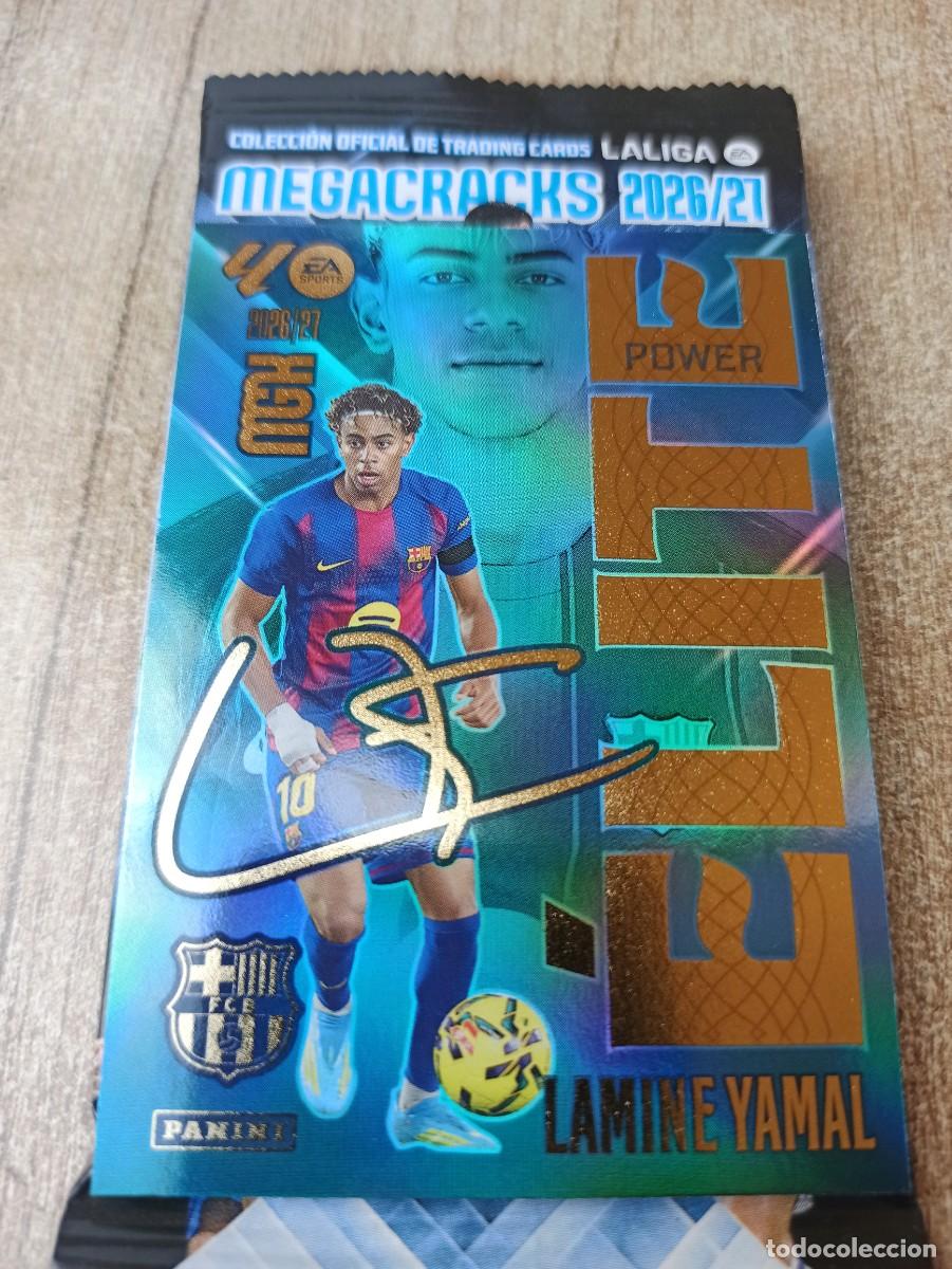 Fu&szlig;ball-Sticker: Lamine Yamal P9 P 9 - &Eacute;lite Power - Barcelona - MEGACRACKS 25 Aniversario - 2026 2027 26 27 - MGK