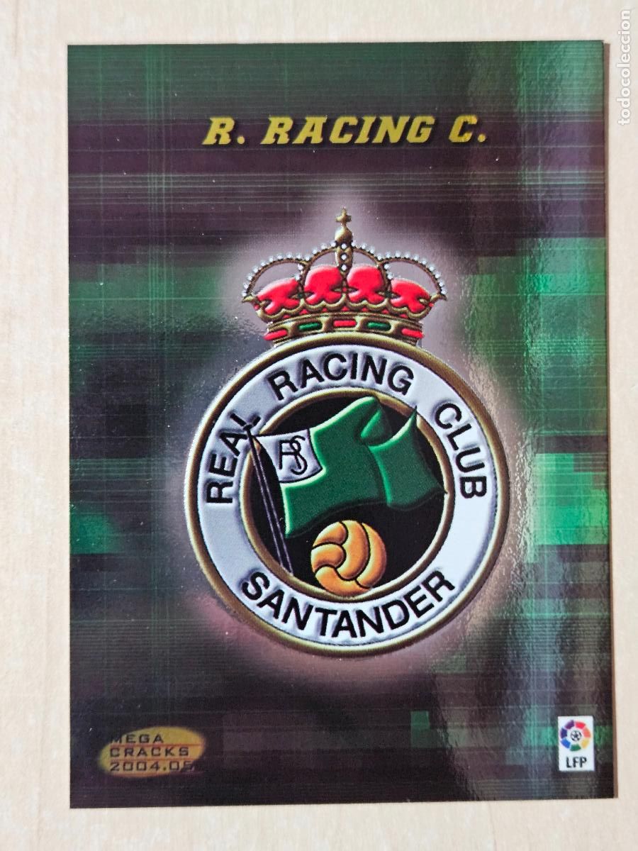 Fu&szlig;ball-Sticker: CROMO N&ordm; 253 ESCUDO - MEGACRACKS 2004 05 - RACING DE SANTANDER
