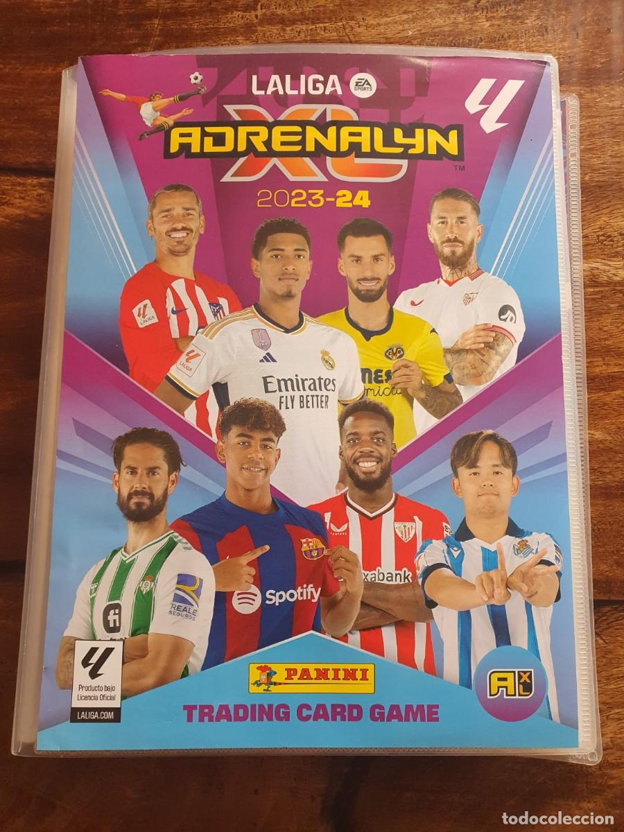 Cromos de f&uacute;tbol: &Aacute;lbum Adrenalyn XL 2023-24 + Lote de 273 Cromos