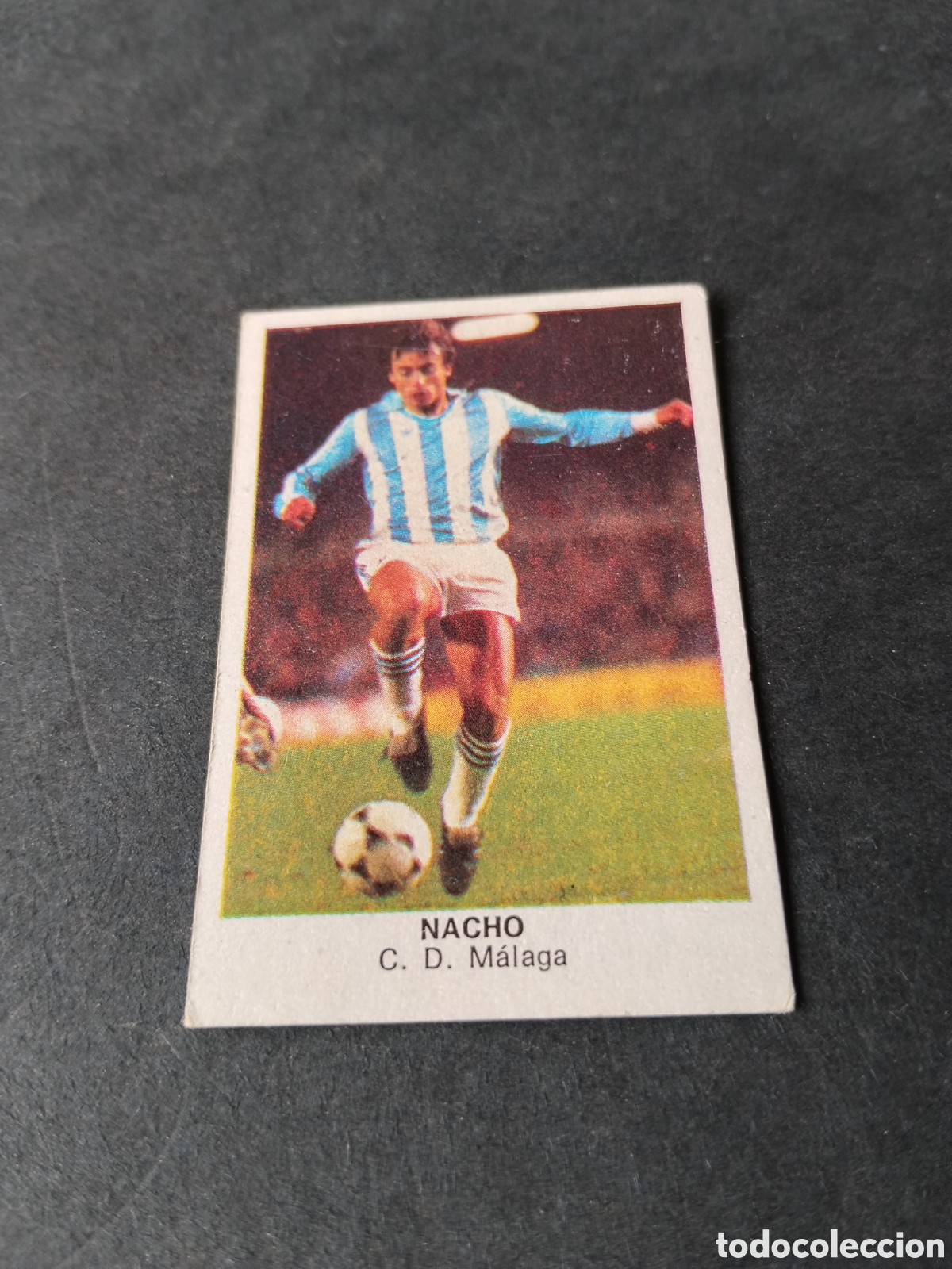 Cromos de f&uacute;tbol: Cromo futbol Nacho, CD M&aacute;laga 1984