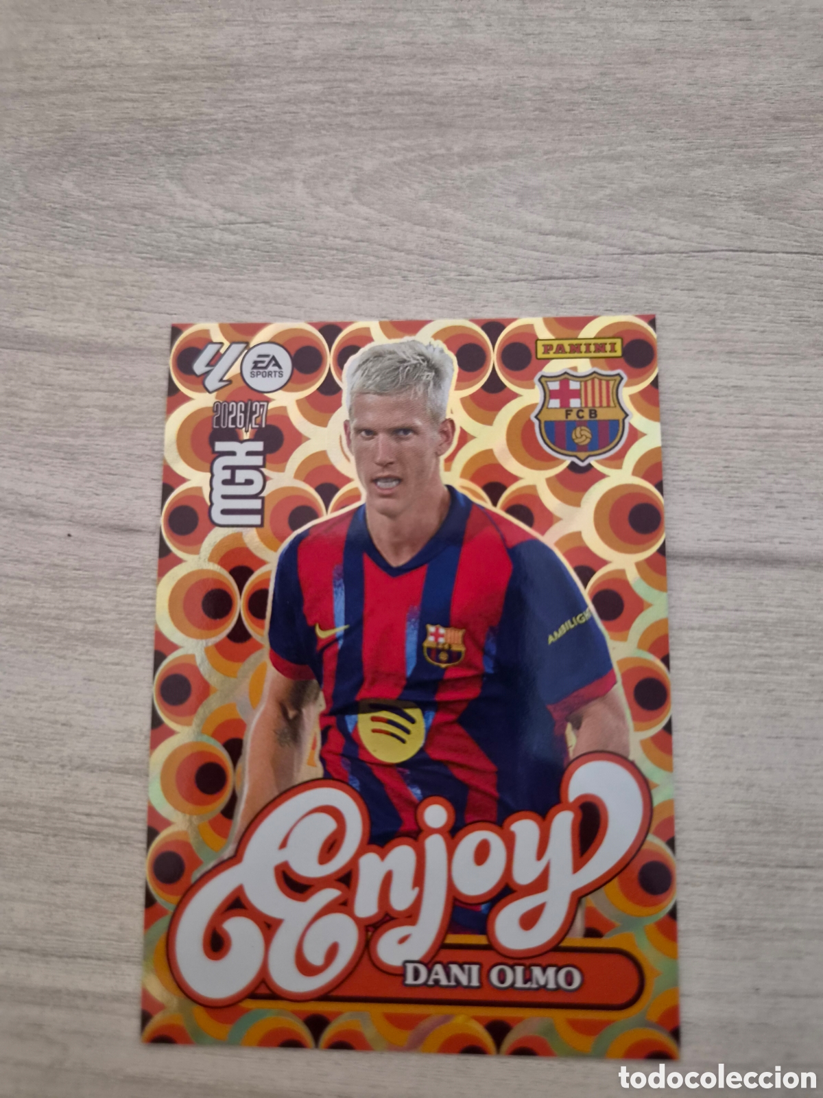 Cromos de f&uacute;tbol: N&deg;381 Enjoy Dani Olmo Megacracks 26/27