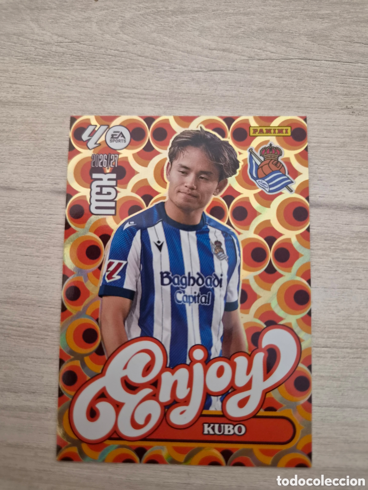 Cromos de f&uacute;tbol: N&deg;384 Enjoy Kubo Megacracks 26/27