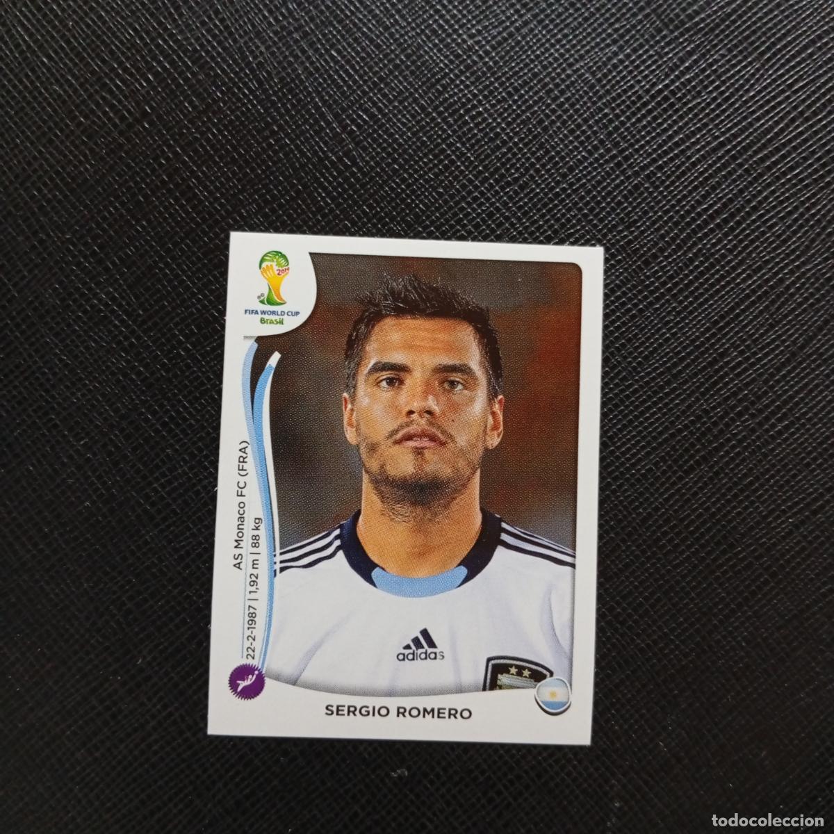 Cromos de f&uacute;tbol: 414 SERGIO ROMERO ARGENTINA PANINI MUNDIAL BRASIL 2014 CROMO FUTBOL 14 - SIN PEGAR - CJ1