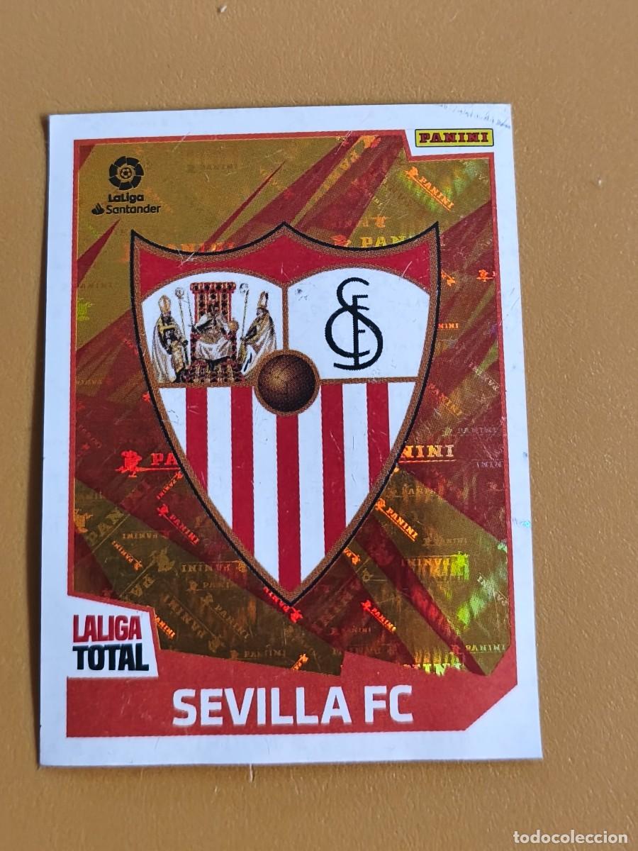 Cromos de f&uacute;tbol: escudo sevilla, la liga total 2022 23