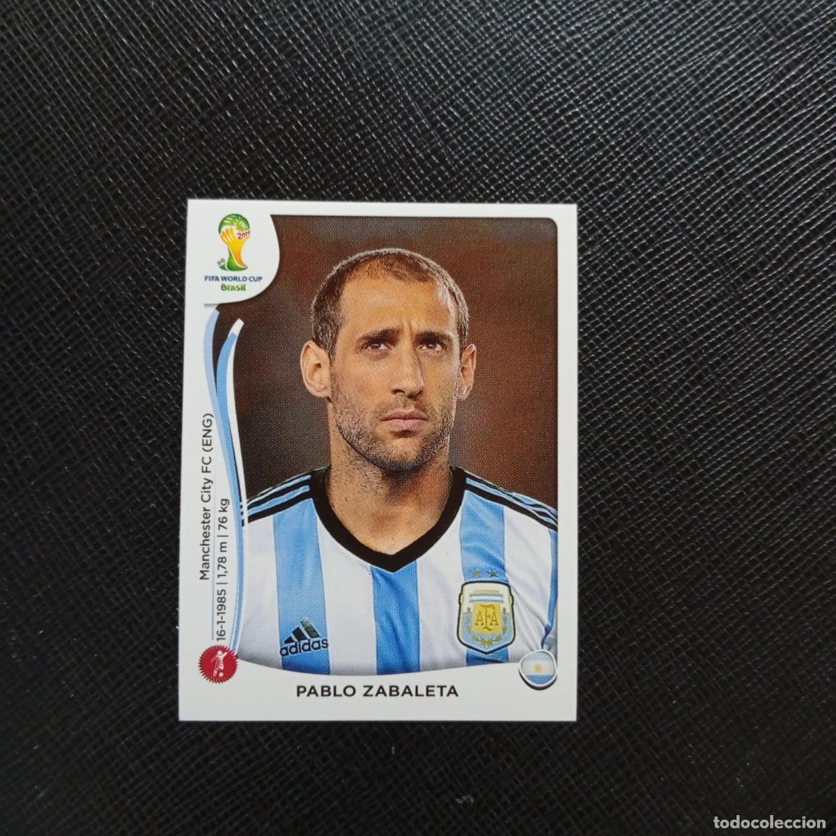 Cromos de f&uacute;tbol: 415 PABLO ZABALETA ARGENTINA PANINI MUNDIAL BRASIL 2014 CROMO FUTBOL 14 - SIN PEGAR - CJ1