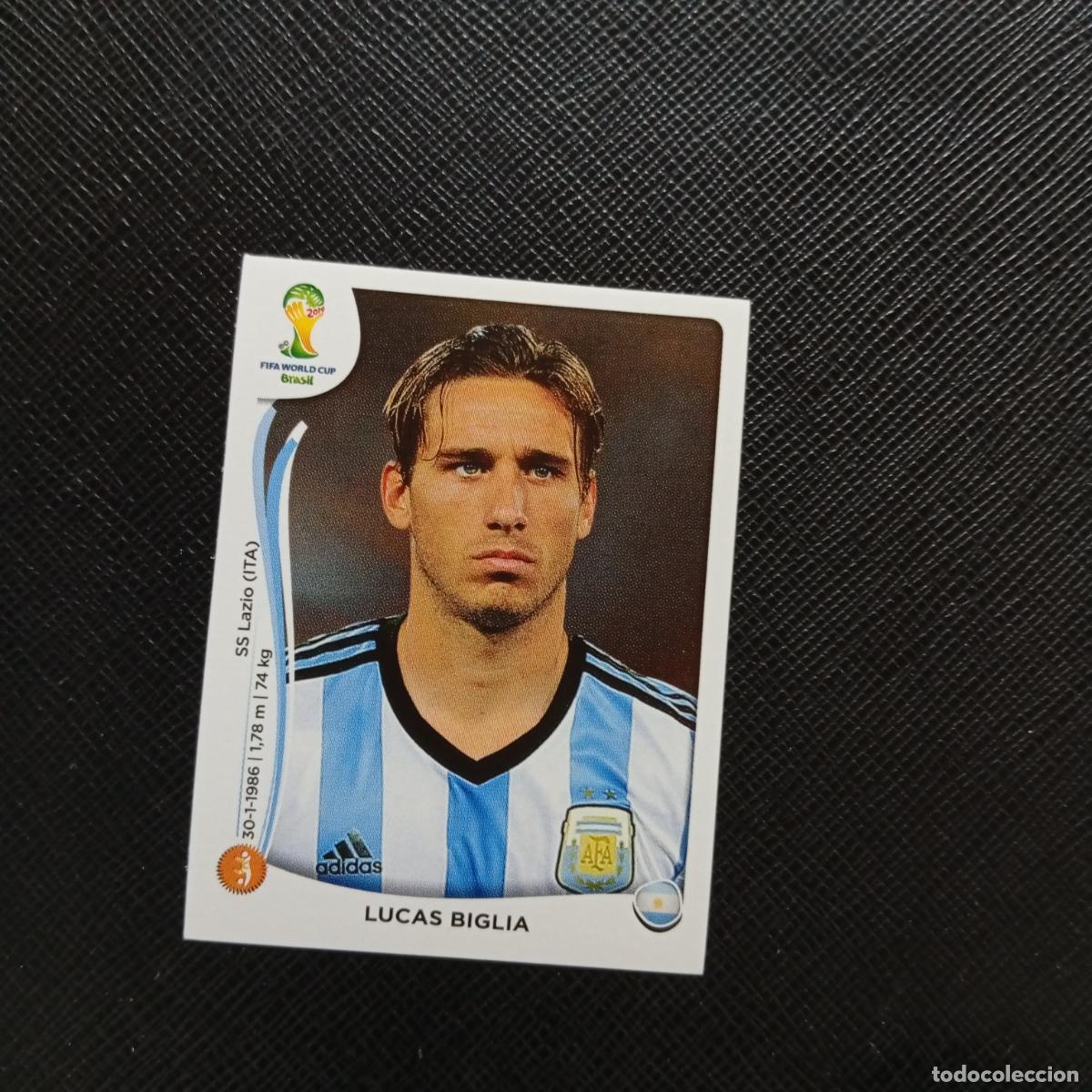Cromos de f&uacute;tbol: 420 LUCAS BIGLIA ARGENTINA PANINI MUNDIAL BRASIL 2014 CROMO FUTBOL 14 - SIN PEGAR - CJ1