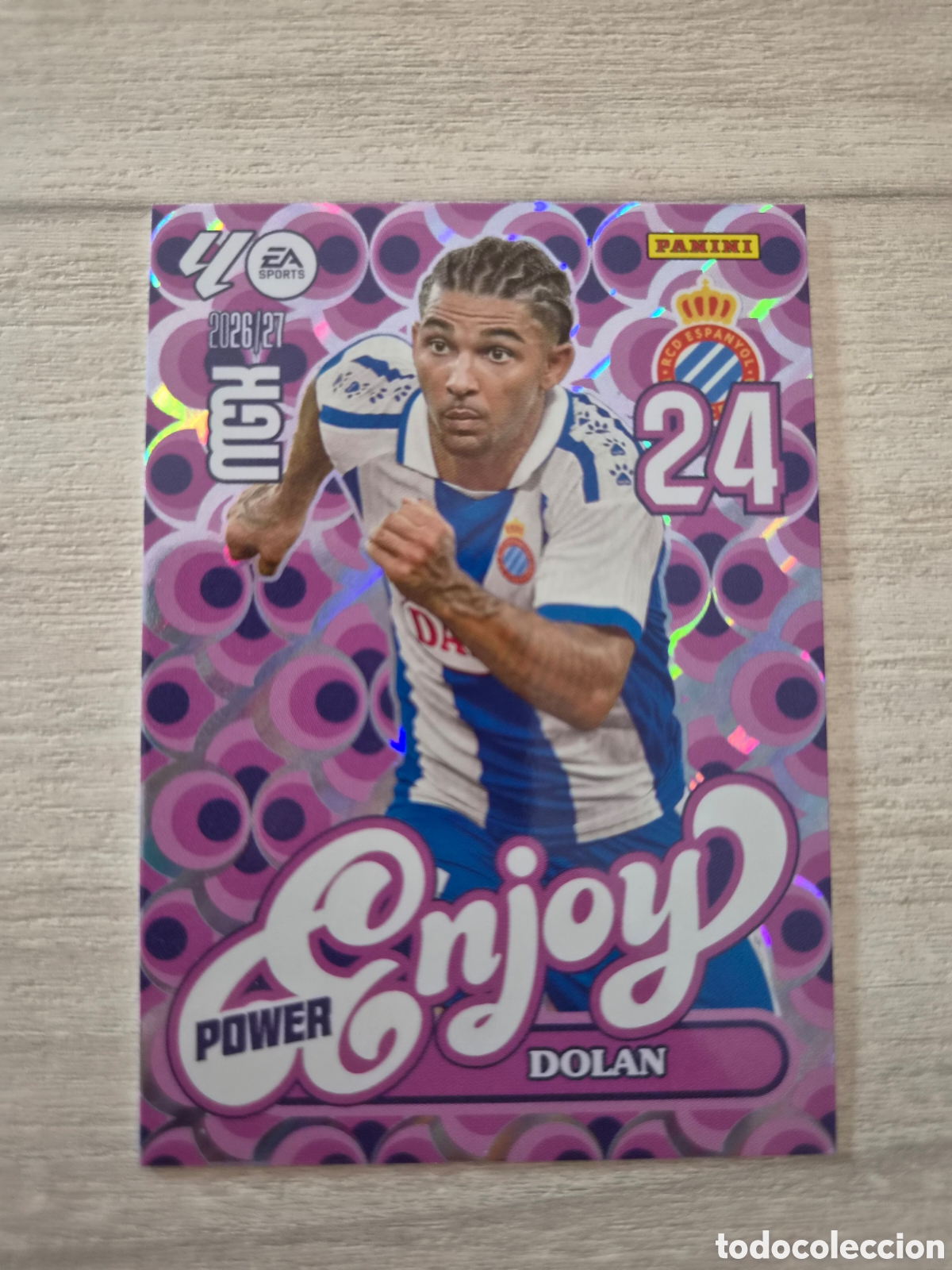Cromos de f&uacute;tbol: N&deg;P382 Enjoy Power Dolan Megacracks 26/27