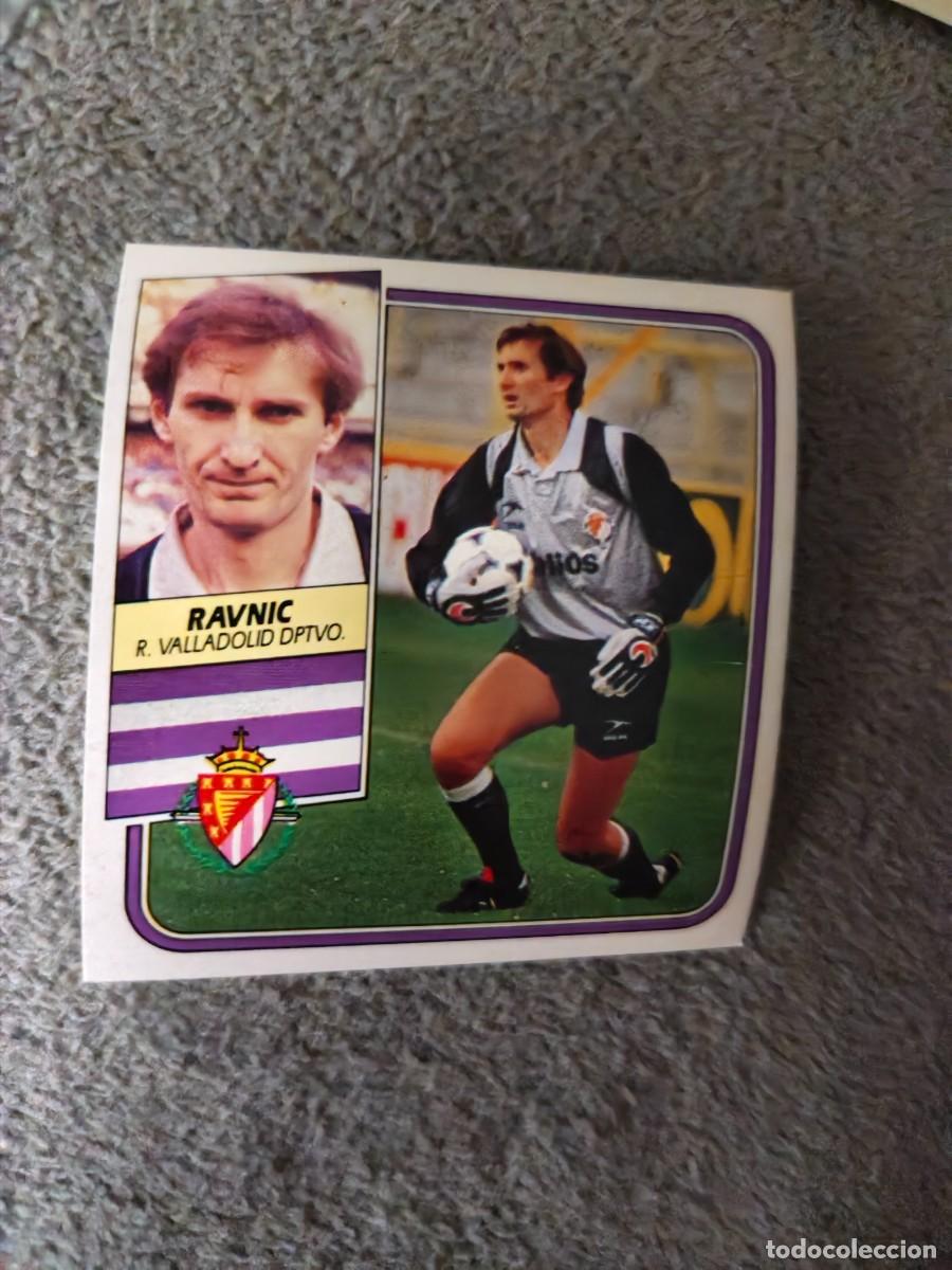 Cromos de f&uacute;tbol: EDICIONES ESTE 89 90 RAVNIC REAL VALLADOLID 1989 1990 DESPEGADO RECUPERADO ALBUM AAQ