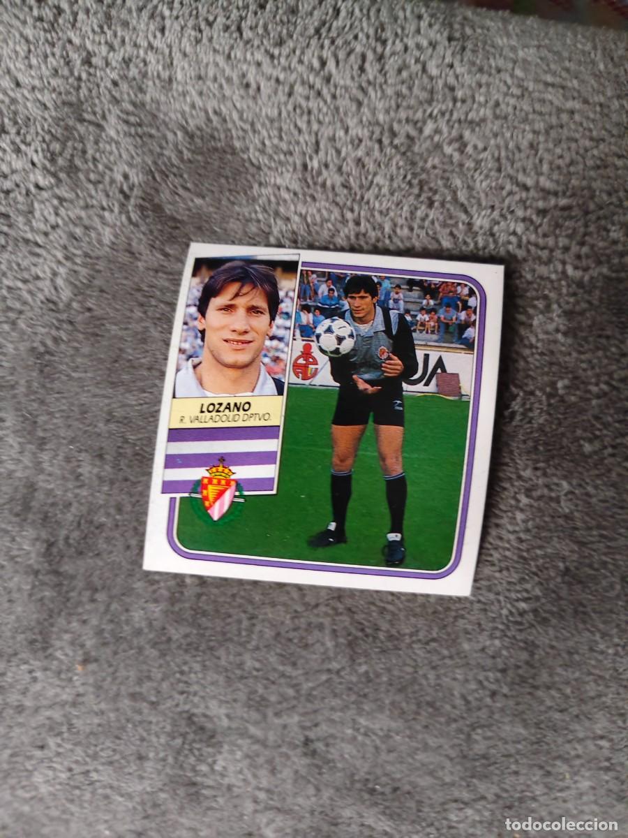 Cromos de f&uacute;tbol: EDICIONES ESTE 89 90 LOZANO REAL VALLADOLID 1989 1990 DESPEGADO RECUPERADO ALBUM AAQ