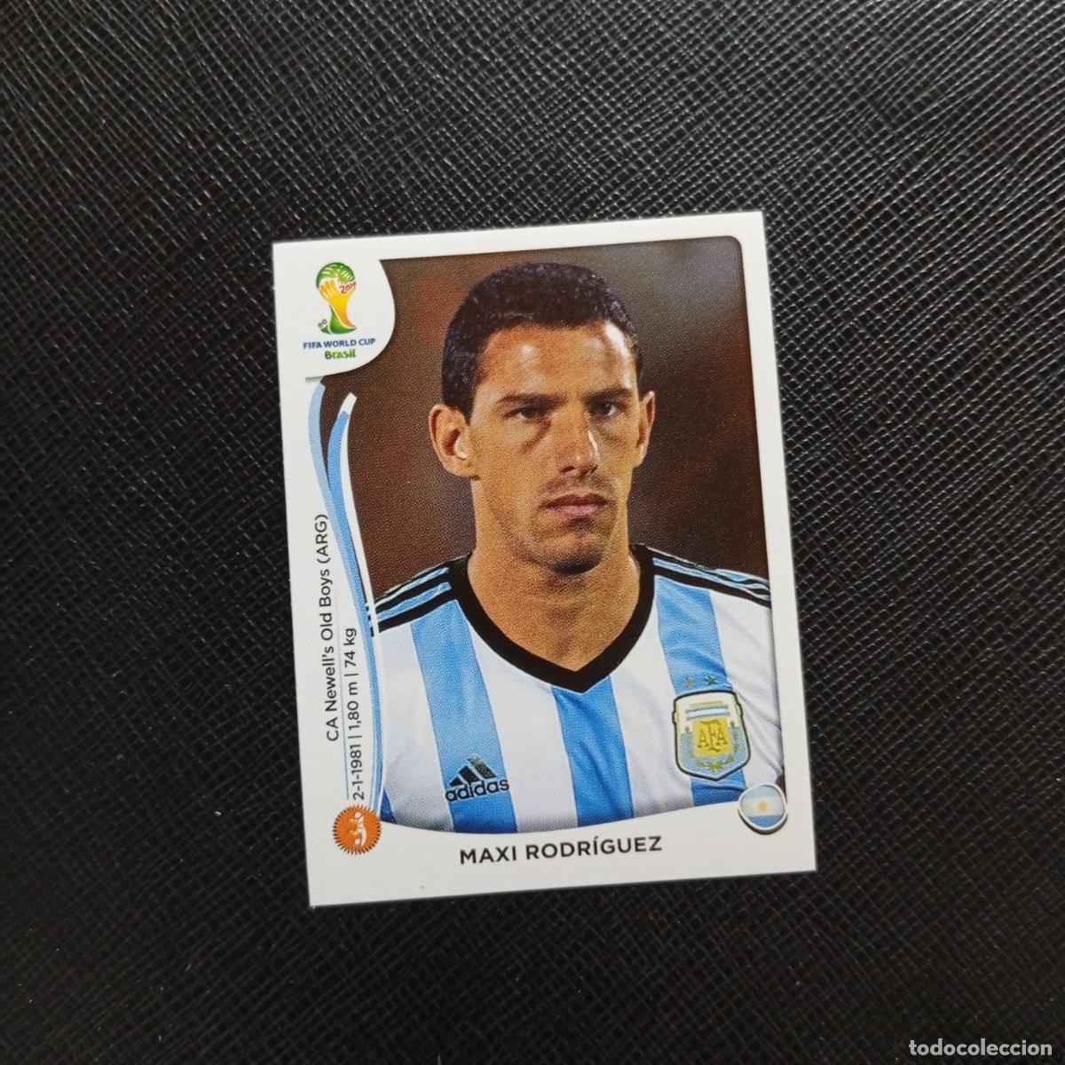 Cromos de f&uacute;tbol: 424 MAXI RODRIGUEZ ARGENTINA PANINI MUNDIAL BRASIL 2014 CROMO FUTBOL 14 - SIN PEGAR - CJ1