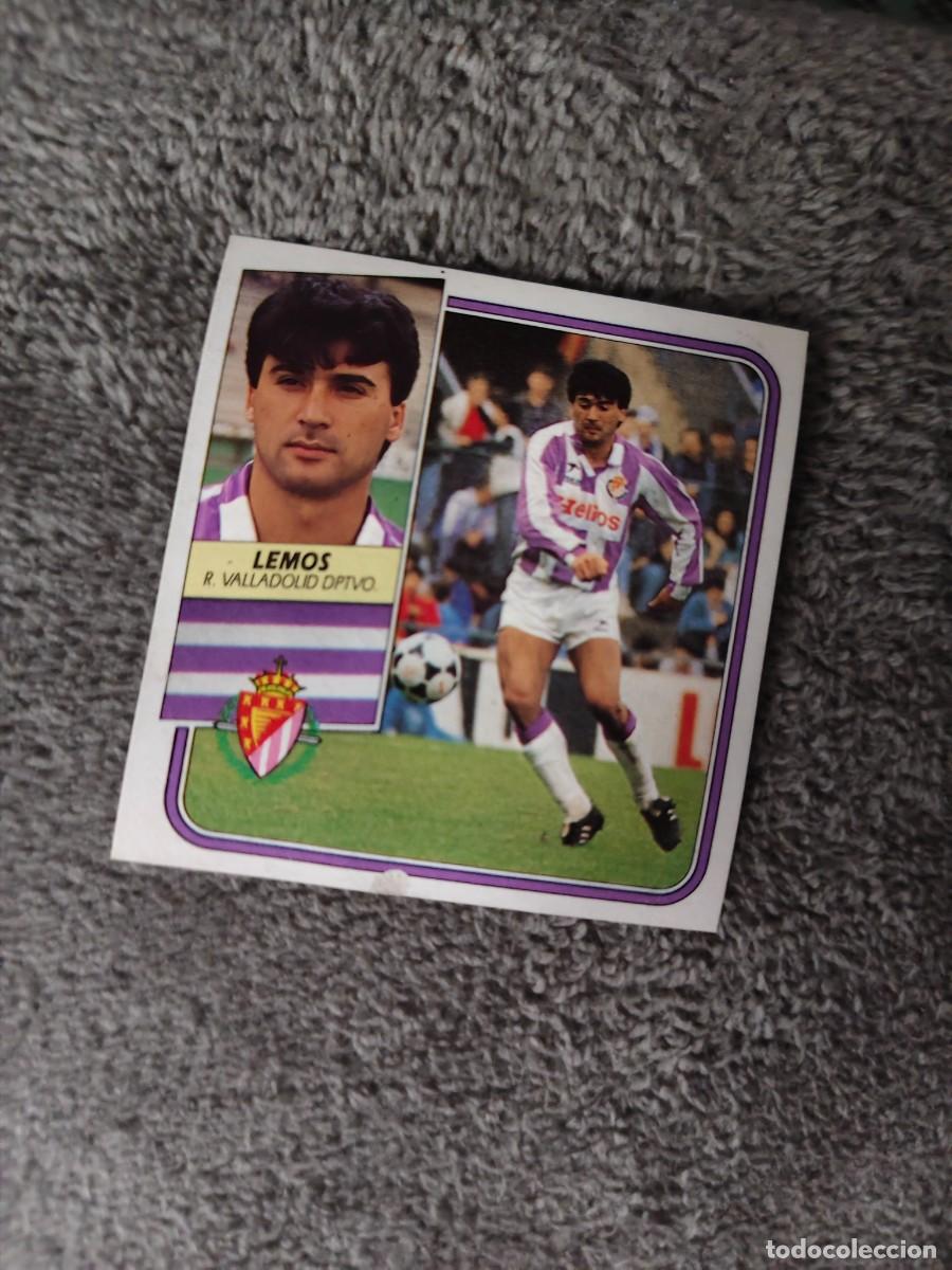 Cromos de f&uacute;tbol: EDICIONES ESTE 89 90 LEMOS REAL VALLADOLID 1989 1990 DESPEGADO RECUPERADO ALBUM AAQ