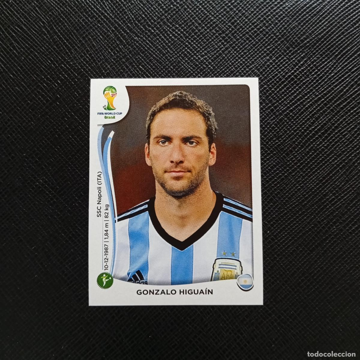 Fu&szlig;ball-Sticker: 429 GONZALO HIGUAIN ARGENTINA PANINI MUNDIAL BRASIL 2014 CROMO FUTBOL 14 - SIN PEGAR - CJ1