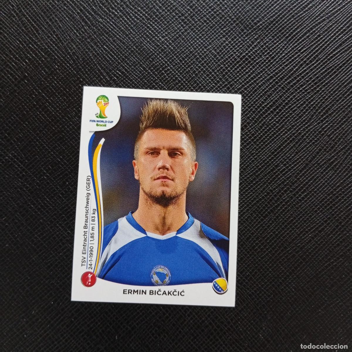 Fu&szlig;ball-Sticker: 436 ERMIN BICAKCIC BOSNIA HERZEGOVINA PANINI MUNDIAL BRASIL 2014 CROMO FUTBOL 14 - SIN PEGAR - CJ1