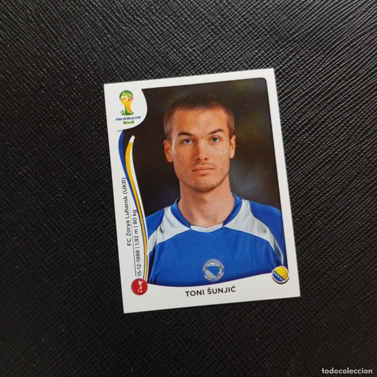 Fu&szlig;ball-Sticker: 437 TONI SUNJIC BOSNIA HERZEGOVINA PANINI MUNDIAL BRASIL 2014 CROMO FUTBOL 14 - SIN PEGAR - CJ1