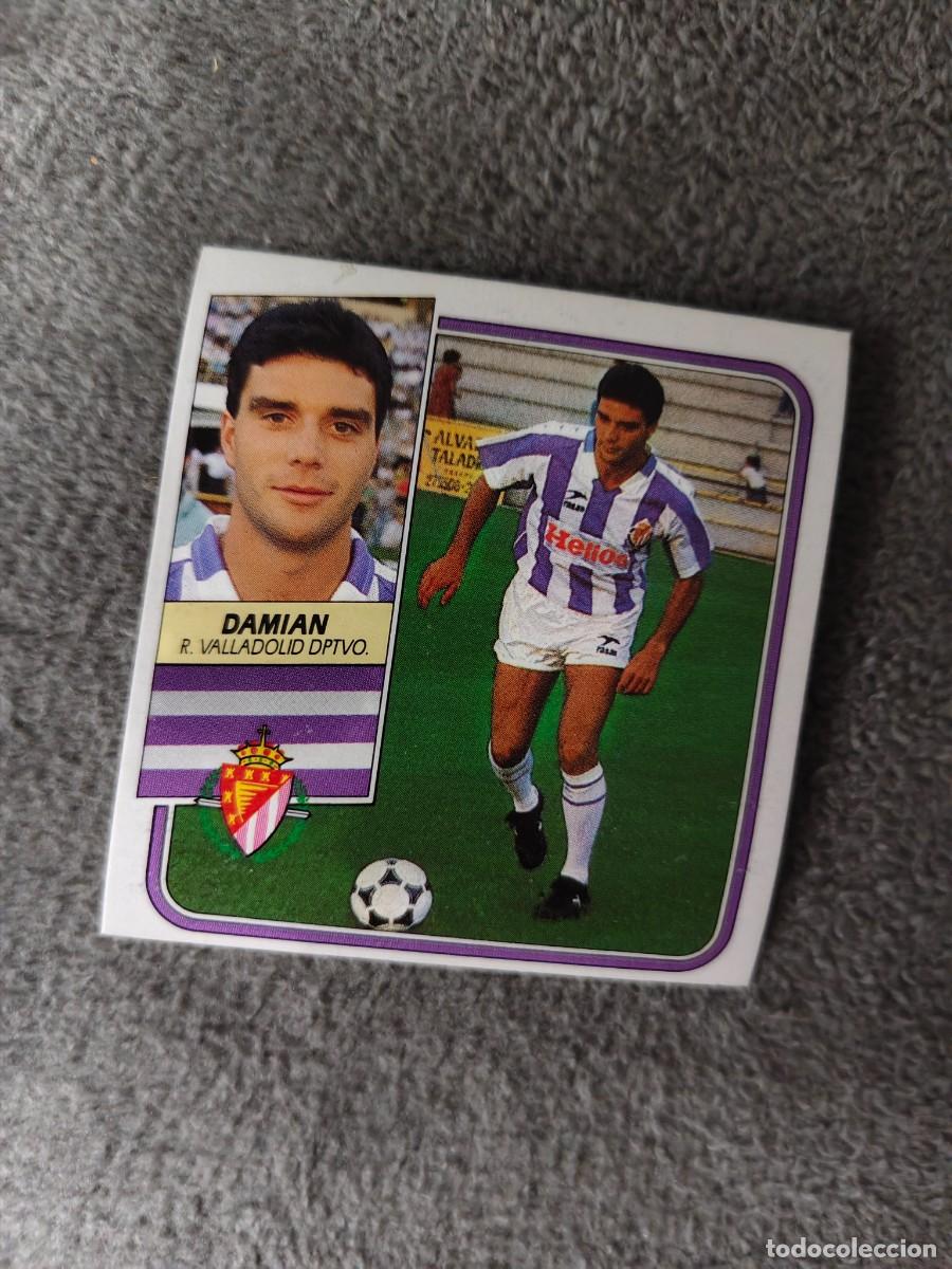 Cartes &agrave; collectionner de Football: EDICIONES ESTE 89 90 DAMIAN REAL VALLADOLID 1989 1990 DESPEGADO RECUPERADO ALBUM AAQ