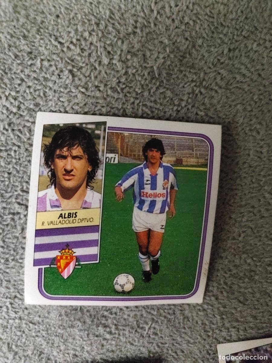 Cartes &agrave; collectionner de Football: EDICIONES ESTE 89 90 ALBIS REAL VALLADOLID 1989 1990 DESPEGADO RECUPERADO ALBUM AAQ