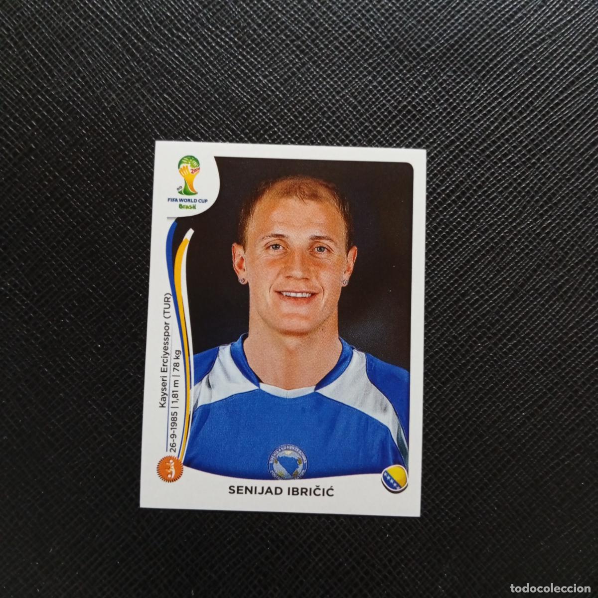 Football Stickers: 440 SENIJAD IBRICIC BOSNIA HERZEGOVINA PANINI MUNDIAL BRASIL 2014 CROMO FUTBOL 14 - SIN PEGAR - CJ1