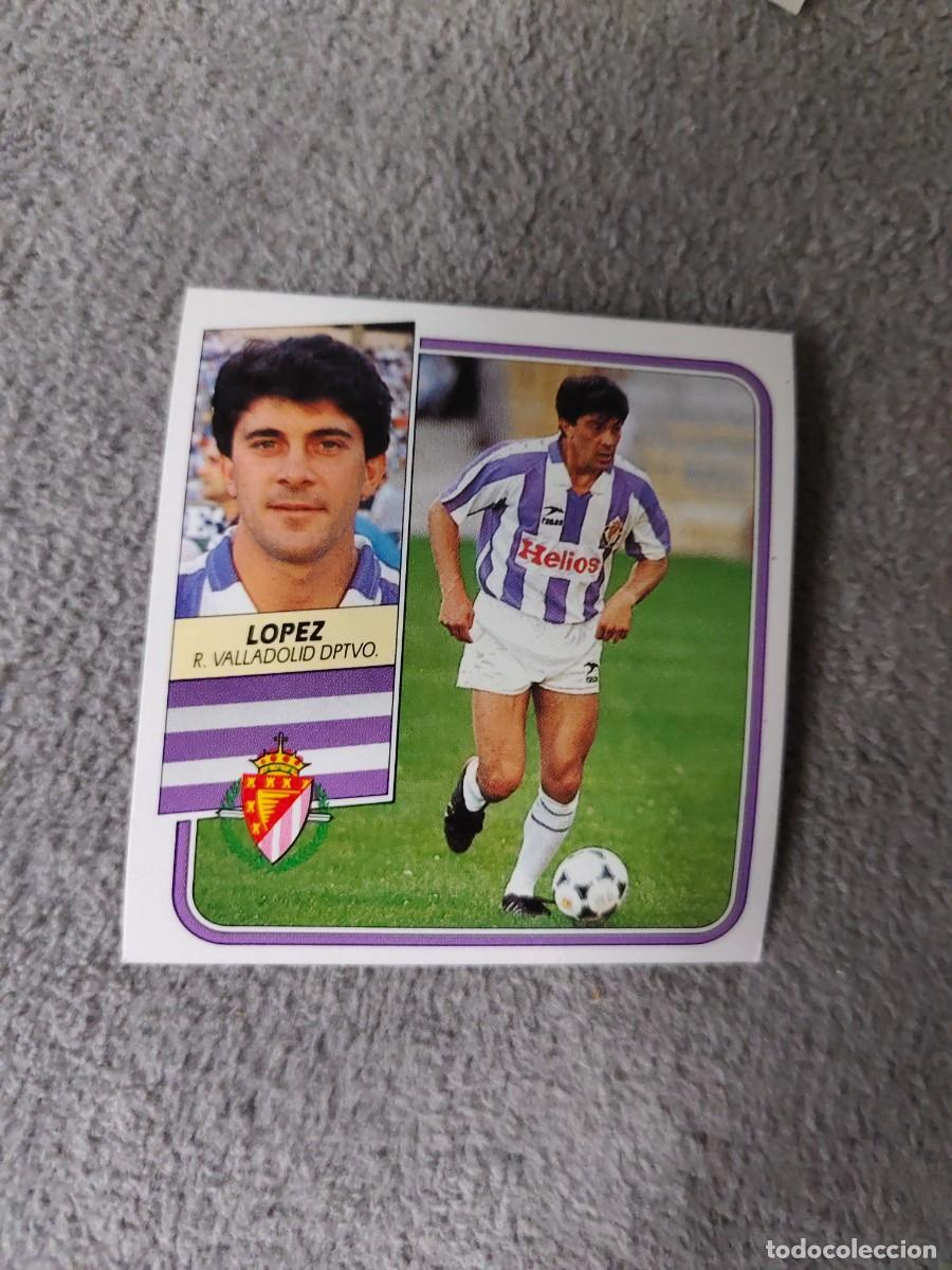 Cartes &agrave; collectionner de Football: EDICIONES ESTE 89 90 LOPEZ REAL VALLADOLID 1989 1990 DESPEGADO RECUPERADO ALBUM AAQ