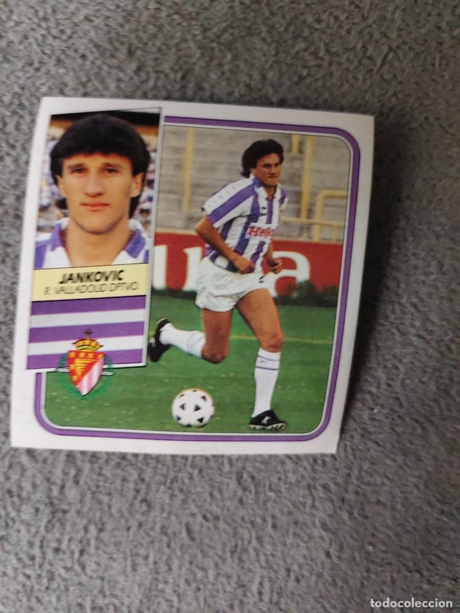 Cartes &agrave; collectionner de Football: EDICIONES ESTE 89 90 JANKOVIC REAL VALLADOLID 1989 1990 DESPEGADO RECUPERADO ALBUM AAQ
