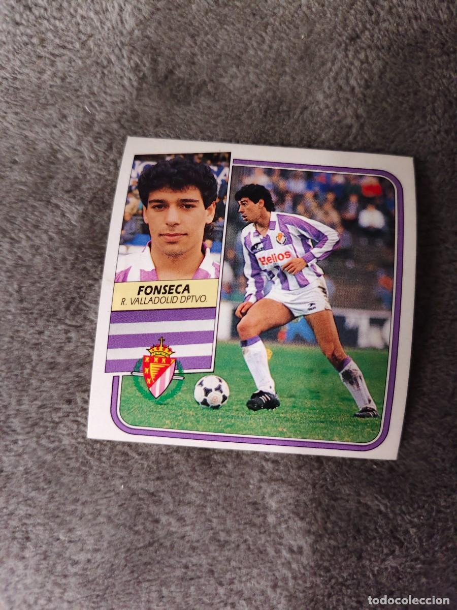 Fu&szlig;ball-Sticker: EDICIONES ESTE 89 90 FONSECA REAL VALLADOLID 1989 1990 DESPEGADO RECUPERADO ALBUM AAQ