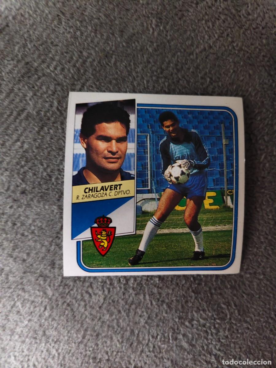 Cromos de f&uacute;tbol: EDICIONES ESTE 89 90 CHILAVERT REAL ZARAGOZA 1989 1990 DESPEGADO RECUPERADO ALBUM AAQ