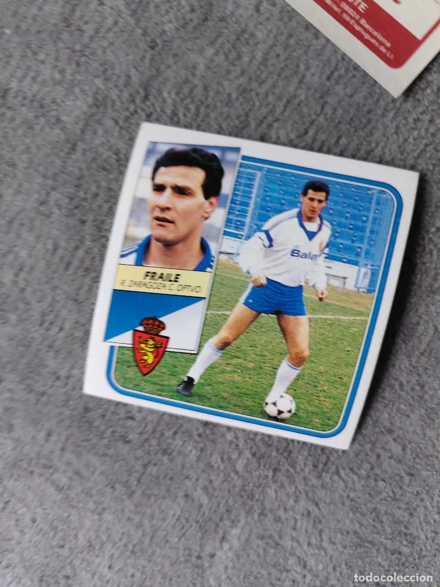 Cromos de f&uacute;tbol: EDICIONES ESTE 89 90 FRAILE REAL ZARAGOZA 1989 1990 DESPEGADO RECUPERADO ALBUM AAQ