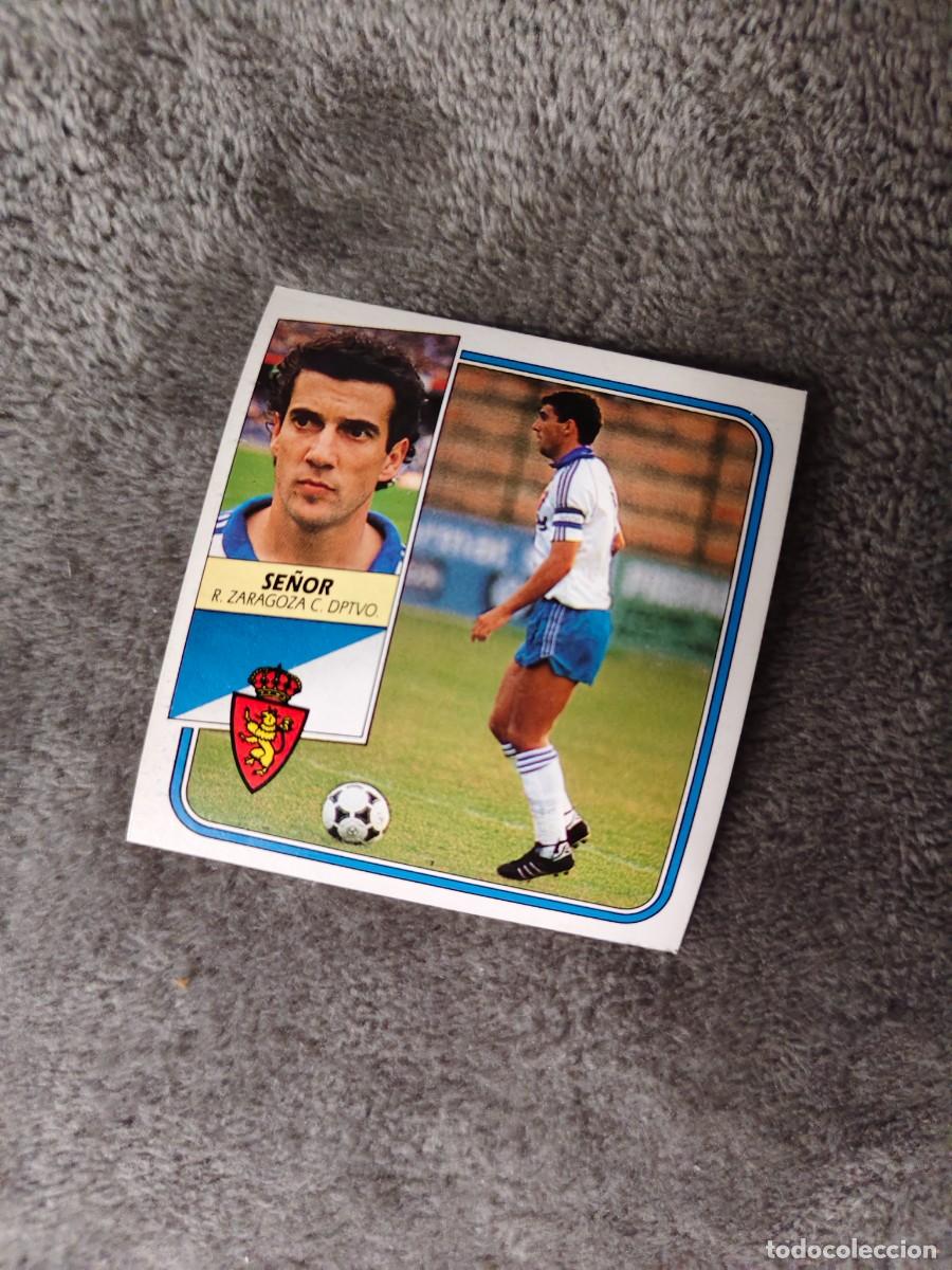 Cromos de f&uacute;tbol: EDICIONES ESTE 89 90 SE&Ntilde;OR REAL ZARAGOZA 1989 1990 DESPEGADO RECUPERADO ALBUM AAQ