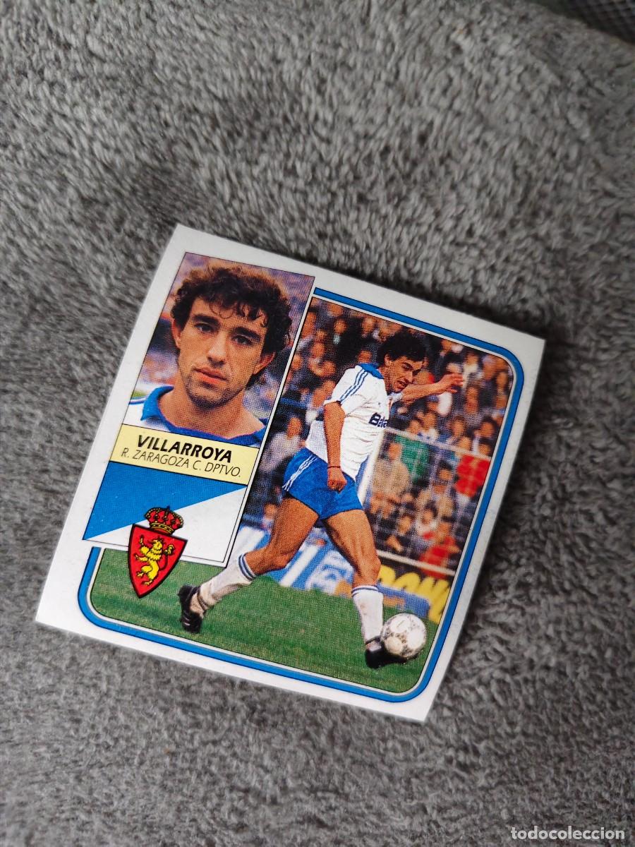 Cromos de f&uacute;tbol: EDICIONES ESTE 89 90 VILLARROYA REAL ZARAGOZA 1989 1990 DESPEGADO RECUPERADO ALBUM AAQ
