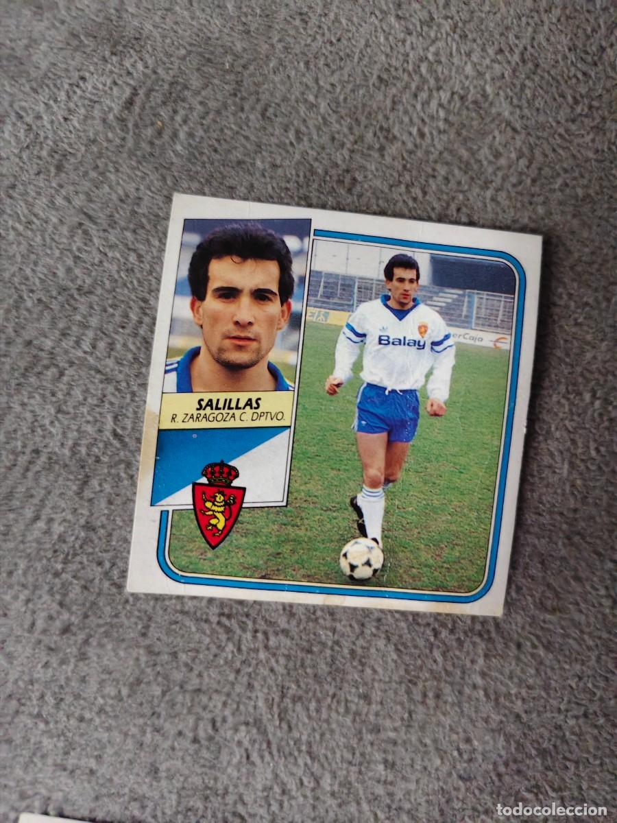 Cromos de f&uacute;tbol: EDICIONES ESTE 89 90 SALILLAS REAL ZARAGOZA 1989 1990 DESPEGADO RECUPERADO ALBUM AAQ
