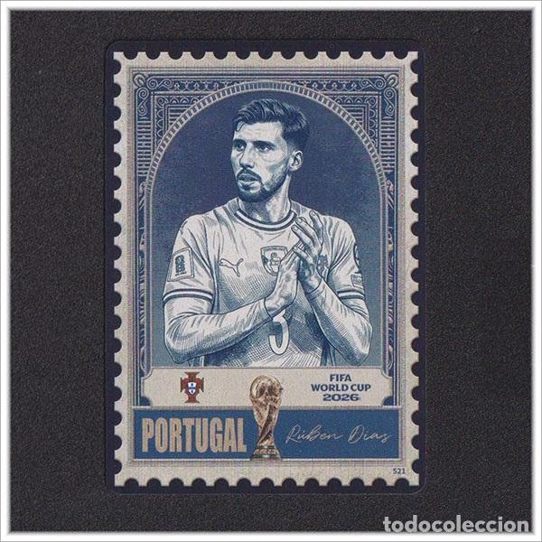 Cromos de f&uacute;tbol: FIFA WORLD CUP 2026 PANINI KAYOU RUBEN DIAS 521 POR PORTUGAL ALBUM COLECCI&Oacute;N MUNDIAL