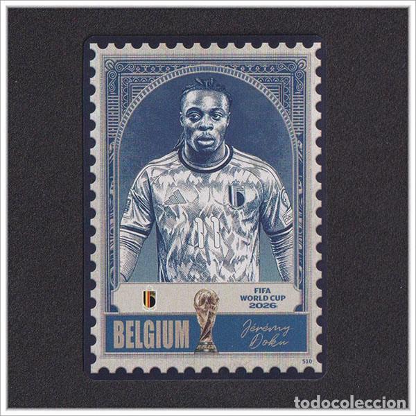 Cromos de f&uacute;tbol: FIFA WORLD CUP 2026 PANINI KAYOU JEREMY DOKU 510 BEL BELGICA ALBUM COLECCI&Oacute;N MUNDIAL