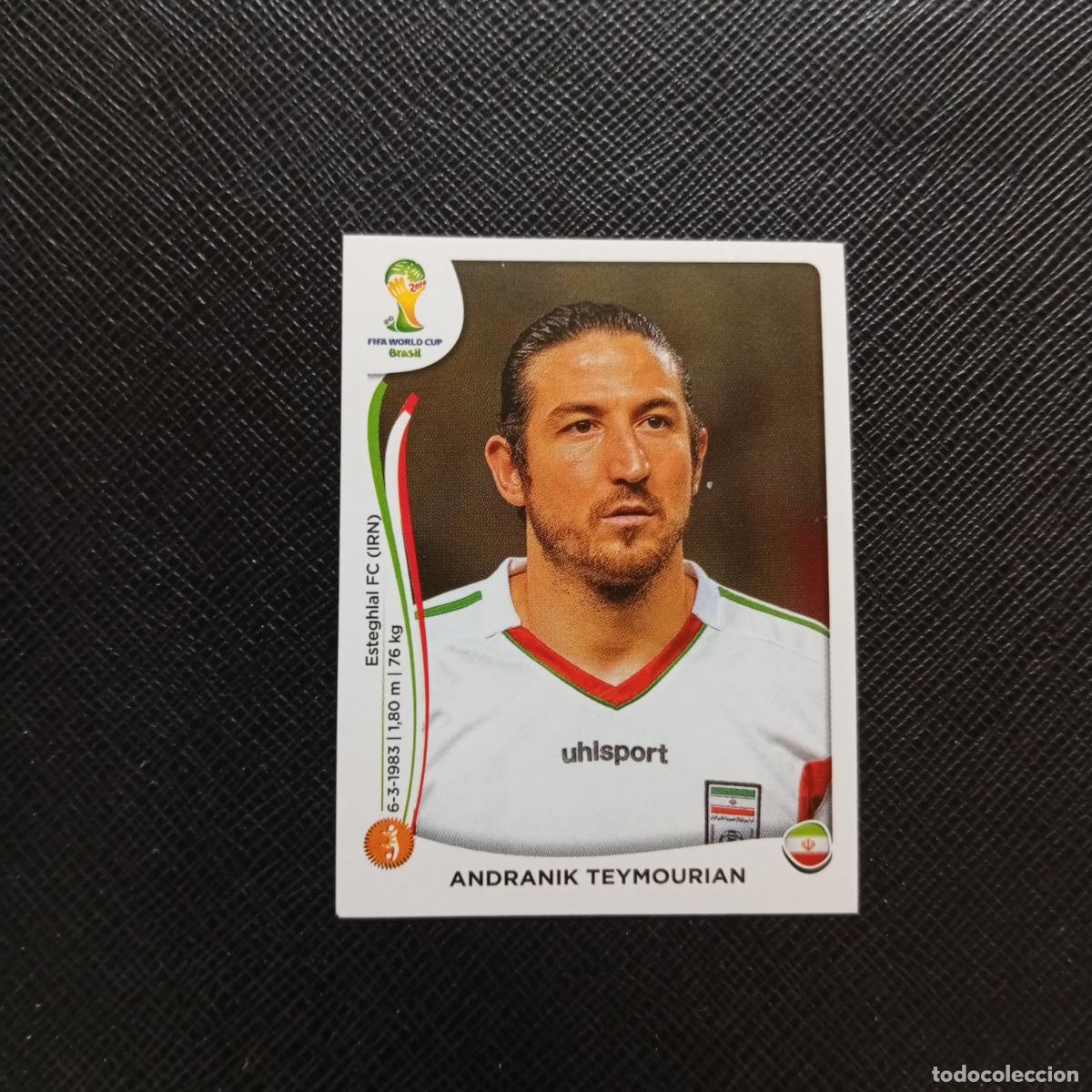 Cromos de Futebol: 461 TEYMOURIAN IRAN PANINI MUNDIAL BRASIL 2014 CROMO FUTBOL 14 - SIN PEGAR - CJ1