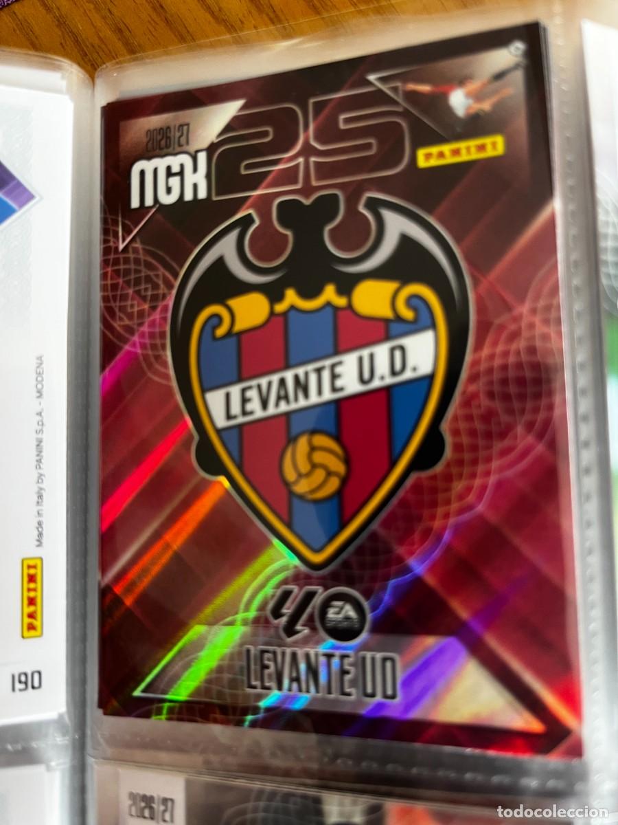 Cromos de f&uacute;tbol: MEGACRACKS MGK 2026 2027 26 27 PANINI N&ordm; 199 ESCUDO LEVANTE