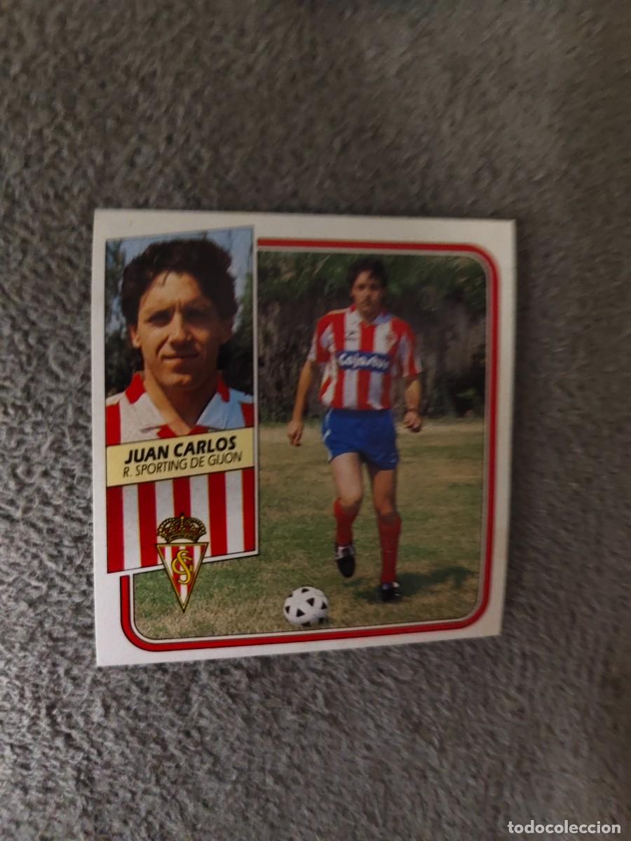 Figurine di Calcio: EDICIONES ESTE 89 90 3 JUAN CARLOS SPORTING FICHAJES 1989 1990 DESPEGADO RECUPERADO ALBUM AAQ