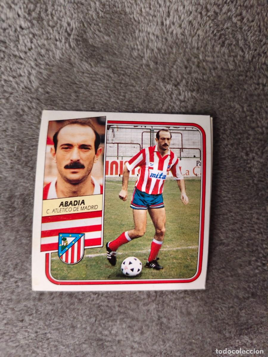 Figurine di Calcio: EDICIONES ESTE 89 90 4 ABADIA AT.MADRID FICHAJES 1989 1990 DESPEGADO RECUPERADO ALBUM AAQ