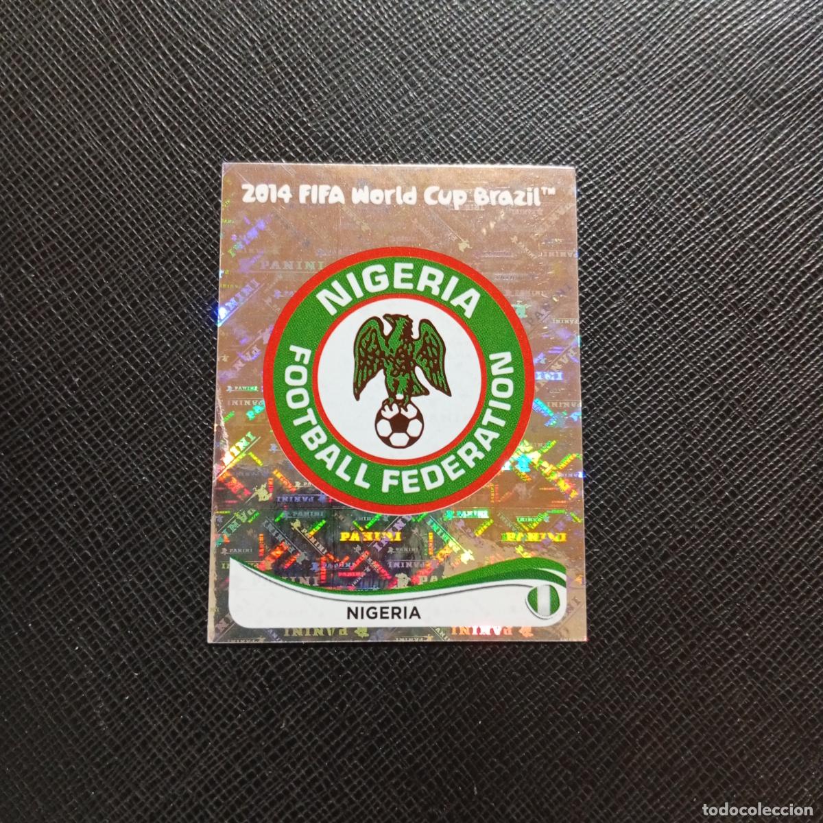 Figurine di Calcio: 469 ESCUDO NIGERIA PANINI MUNDIAL BRASIL 2014 CROMO FUTBOL 14 - SIN PEGAR - CJ1