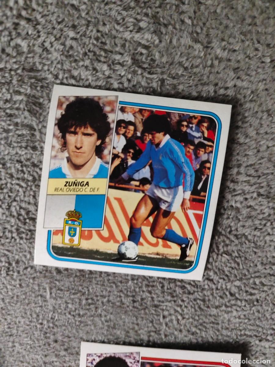 Fu&szlig;ball-Sticker: EDICIONES ESTE 89 90 8 Z&Uacute;&Ntilde;IGA OVIEDO FICHAJES 1989 1990 DESPEGADO RECUPERADO ALBUM AAQ