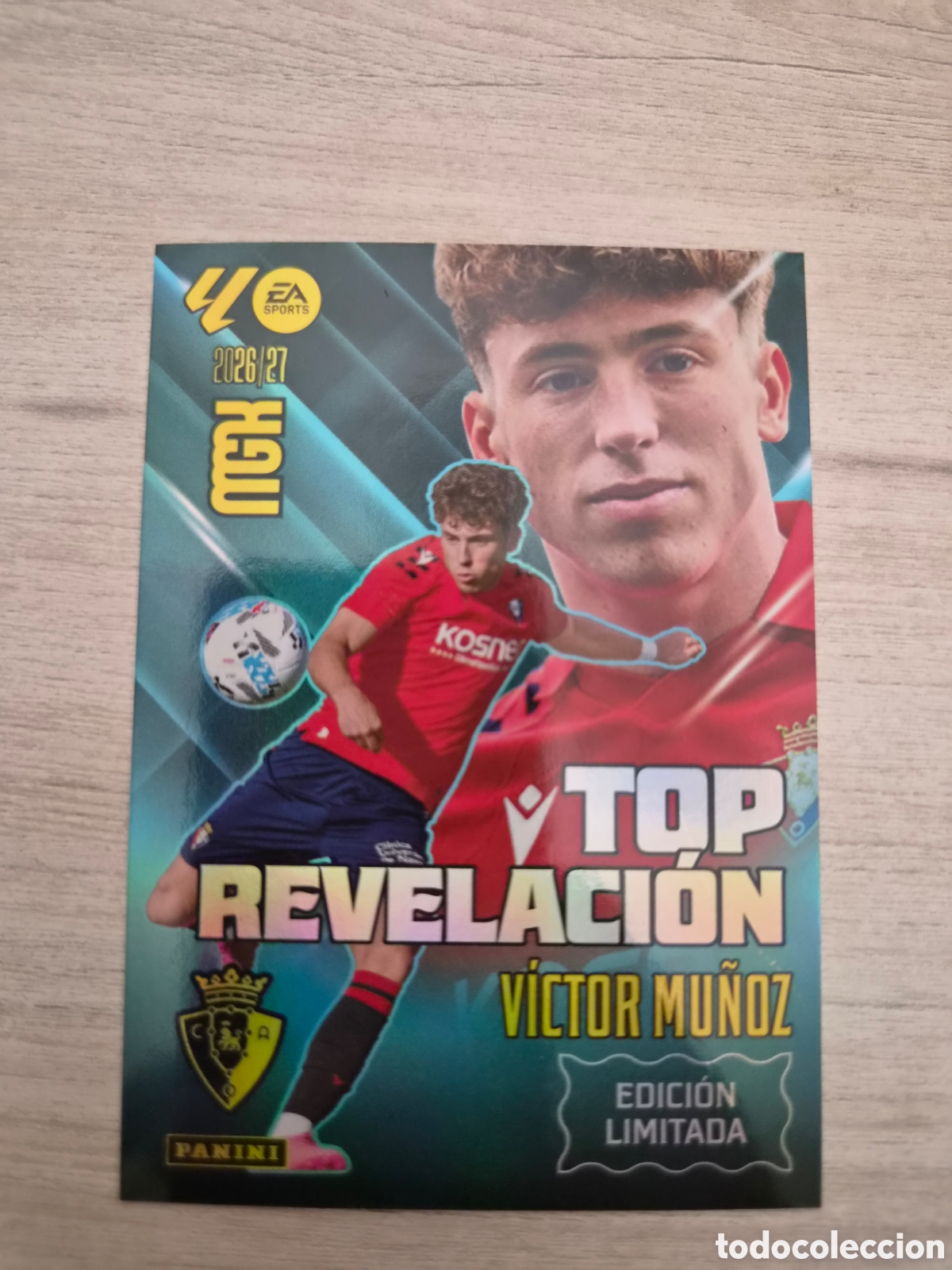 Cartes &agrave; collectionner de Football: Edici&oacute;n Limitada V&iacute;ctor Mu&ntilde;oz Megacracks 26/27