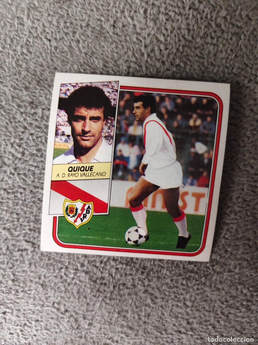 Cartes &agrave; collectionner de Football: EDICIONES ESTE 89 90 17 QUIQUE RAYO VALLECANO FICHAJES 1989 1990 DESPEGADO RECUPERADO ALBUM AAQ