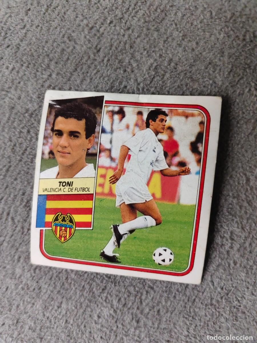 Cromos de f&uacute;tbol: EDICIONES ESTE 89 90 21 TONI VALENCIA FICHAJES 1989 1990 DESPEGADO RECUPERADO ALBUM AAQ