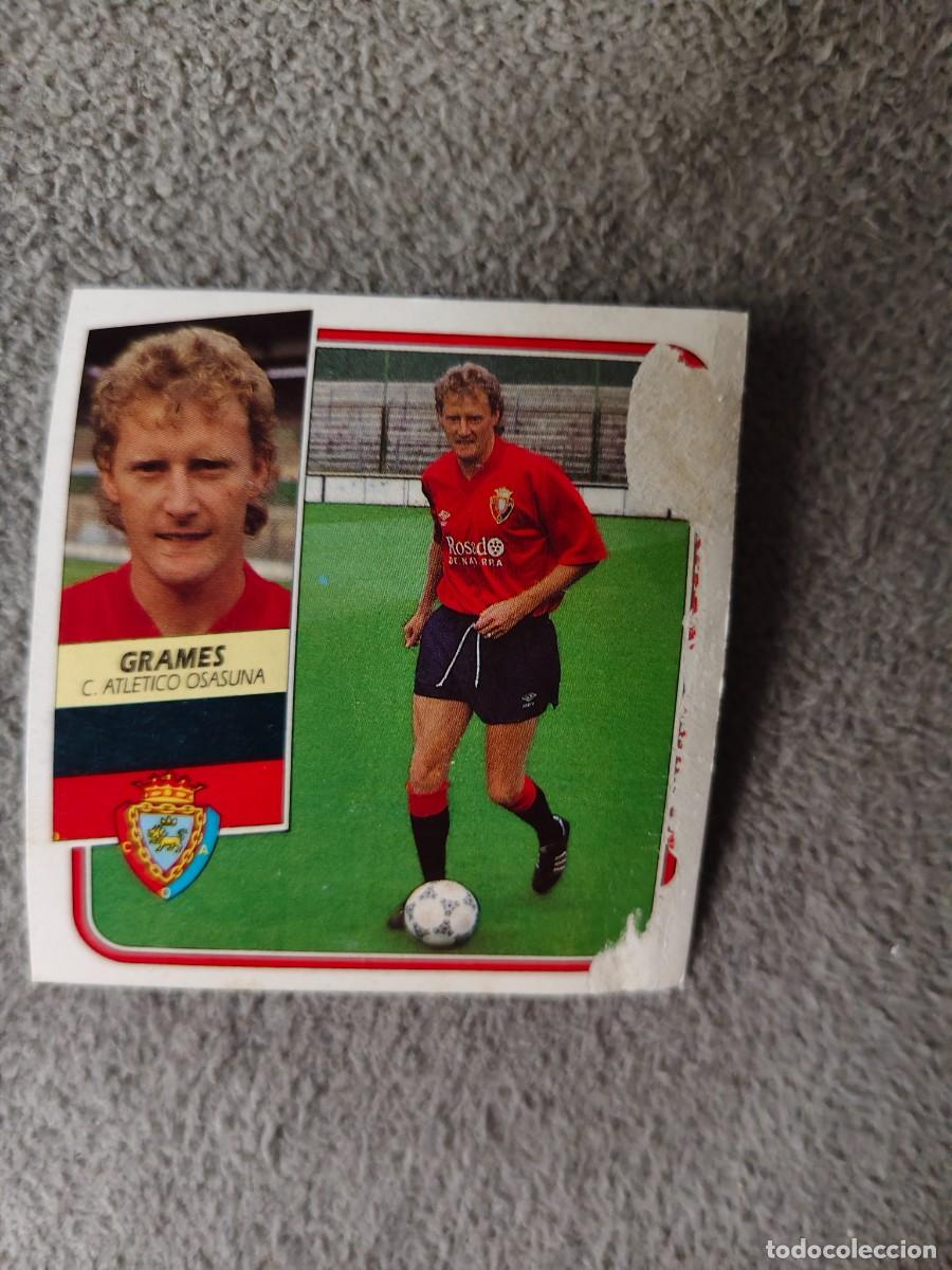 Cromos de f&uacute;tbol: EDICIONES ESTE 89 90 36 D GRAMES OSASUNA FICHAJES 1989 1990 DESPEGADO RECUPERADO ALBUM AAQ