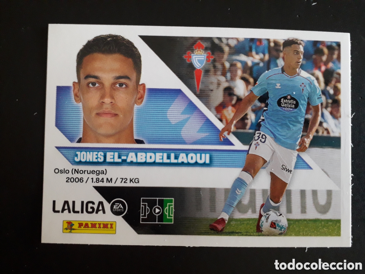 Cromos de f&uacute;tbol: EL ABDELLAOUI CELTA DE VIGO N&deg; 18B ED ESTE 2026 2027 26 27 SIN PEGAR PEDIDO M&Iacute;NIMO 3&euro;