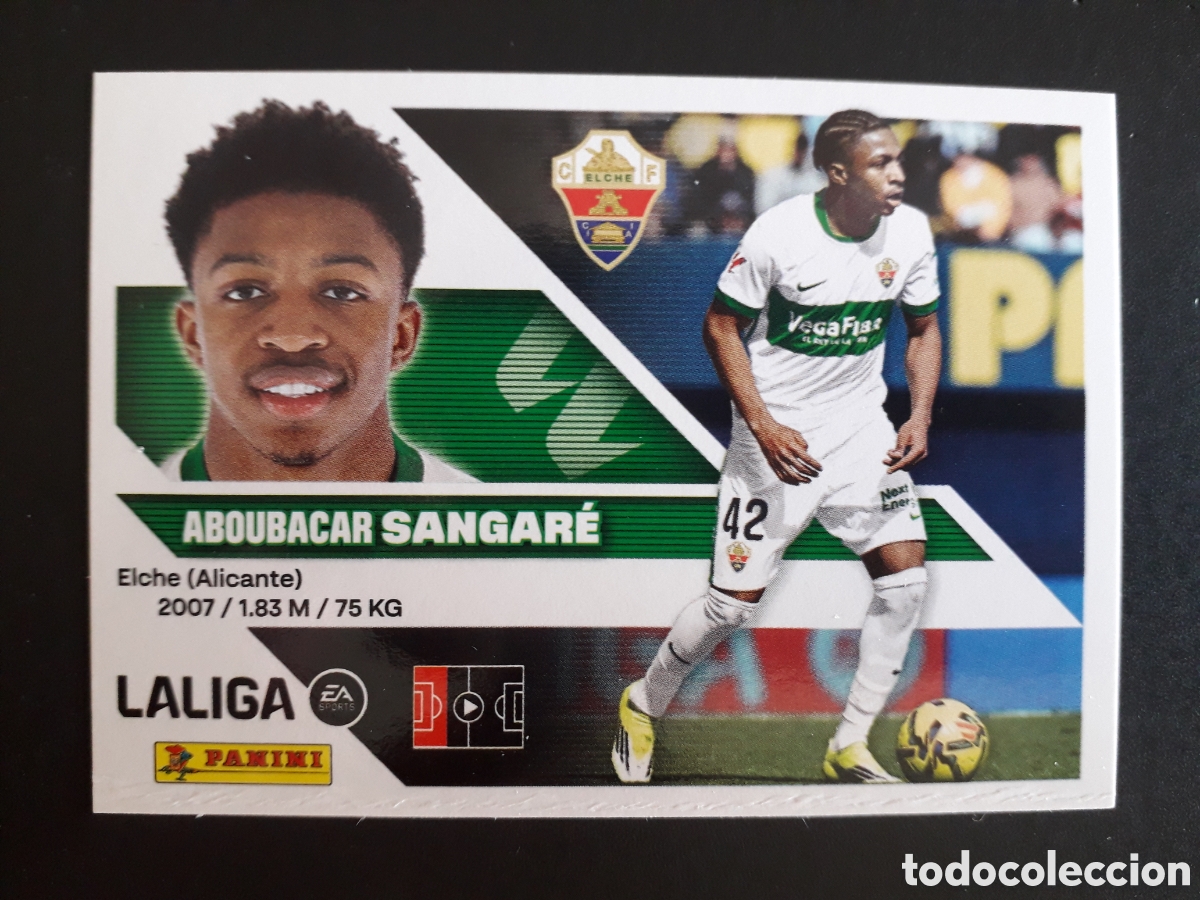 Cromos de f&uacute;tbol: SANGAR&Eacute; ELCHE N&deg; 9B ED ESTE 2026 2027 26 27 SIN PEGAR PEDIDO M&Iacute;NIMO 3&euro;.